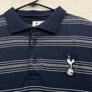 Tottenham Hotspur Official Merchandise Polo Shirt Mens 3XL XXXL Striped Soccer
